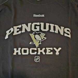NHL Pittsburgh Penguins Reebok Black Sweatwick T-Shirt Size XL